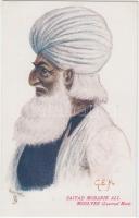 Saiyad Mobarik Ali, Moolvee / Indian folklore, Learned man, Raphael Tuck &amp; Sons Aquarette 9051. s: G.E.M.