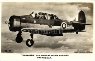 Harvards New American Planes in service with the R.A.F.