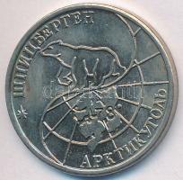Spitzbergák 1993. 50R Cu-Ni borítású acél, tanúsítvánnyal T:2
Spitsbergen 1993. 50 Roubles Cu-Ni cla...