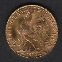 Franciaország 1912. 20Fr Au 6,4516g T:1/2+