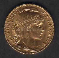 Franciaország 1909. 20Fr Au 6,4516g T:1/2+