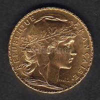 Franciaország 1911. 20Fr Au 6,4516g T:1