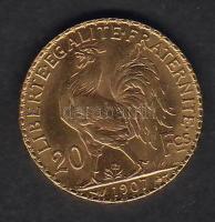 Franciaország 1907. 20Fr Au 6,4516g T:1