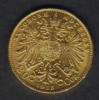 Ausztria 1915 20K Au 6,7751g T:1/2