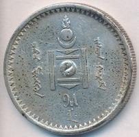 Mongólia 1925. 50M Ag "Soembo" T:2 patina
Mongolia 1925. 50 Mongo Ag "Soembo Arms&quo...