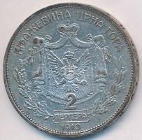 Montenegró 1910. 2P Ag "I. Miklós" T:2- patina
Montenegro 1910. 2 Perpera "Nicholas I...