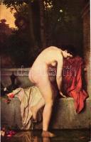 La casta Susana / erotic art postcard s: Henner