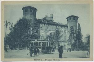 Torino, Palazzo Madama / palace, tram 4 (EK)