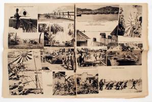 1942 Bp., A Magyar Futár, Japán szám(japánokkal foglalkozó háborús kiadás) Rajniss Ferenc lapja II. ...