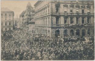 Budapest; a Katolikus Népszövetség könyörgő körmenete 1915. május 30. (r)