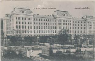 Marosvásárhely, katonai alreáliskola, Porjes S. Sándor kiadása / military school (EK)