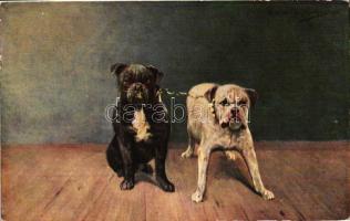 Angry dogs, H.K. & Co.M. Serie 425. 'Marke Palette'