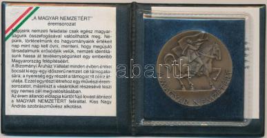Kiss Nagy András (1930-1997) 1989. "Az Erdélyi Menekültekért" Br emlékérem műbőr tokban ta...