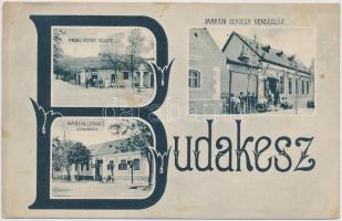 Budakeszi, Martin Lőrinc vendéglője, Martin Gergely vendéglője, Prökl József üzlete és kiadása, Art Nouveau (EK)