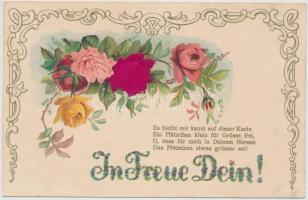 &quot;In Treue Dein!&quot; Emb. litho