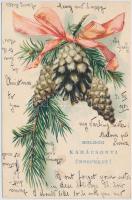 Christmas, Emb. litho (EK)