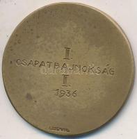 1936. "Magyar Országos Lawn Tennis Szövetség 1907-1932 / Csapatbajnokság 1936 II. hely" Br...