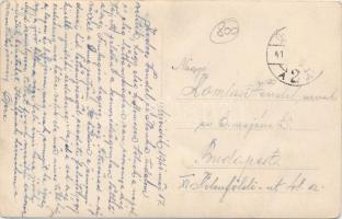 1941 Újvidék Pétervárad, Felrobbantott híd / exploded bridge, photo