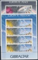 1995 Europa CEPT, béke és szabadság kisív sor Mi 710-713