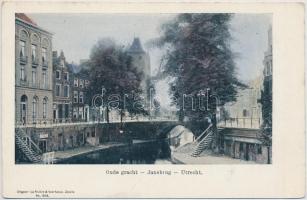 Utrecht, Jansburg, Oude gracht / old canal, bridge