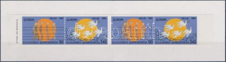 1995 Europa CEPT, béke és szabadság bélyegfüzet MH 18 (Mi 1874-1875)