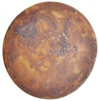 1978. "(Debreceni) Virágkarnevál 1978" Br plakett (86mm) T:2- hátoldalán ragasztásnyom