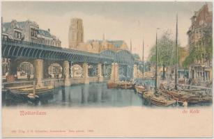 Rotterdam, Kolk / bridge, boats