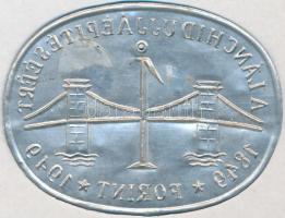 1949. 1Ft "A Lánchíd ujjáépítéséért 1849-1949" Al bárca T:2