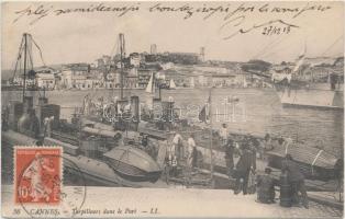 Torpilleurs dans le Port, Cannes / French torpedo boats