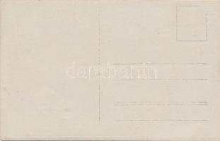 Flying bridge of a battleship, original photo