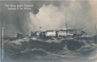Der Krieg gegen England: Sturmtage in der Nordsee / Germany navy, sea battle against England s: Paul Teschinsky