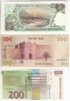 30db-os vegyes külföldi bankjegy tétel, benne jobb darabokkal T:vegyes
30pcs of various banknotes wi...
