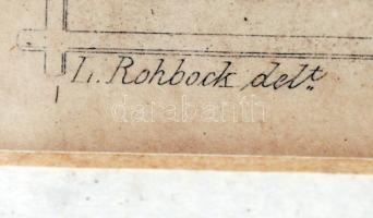 cca 1850 Ludwig Rohbock (1820-1883) - F. Hablitschen sculp: Városliget Pesten. Druck & Verlag v....