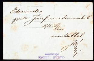 cca 1865 Brünnben szolgáló magyar huszárok más katonai egyenruhákat viselő katonatársakkal, keményhá...