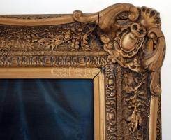 Murin Vilmos (1891-1952): Virágcsendélet. Olaj, vászon, jelzett, vászon apró sérülések, antik sérült...