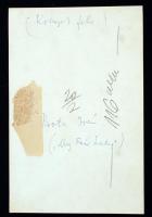 cca 1965 Psota Írén a Nemzet Színésze a My Fair Lady című darabban, Kotnyek Antal (1921-1990) felira...