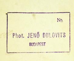 cca 1938 Dulovits Jenő (1903-1972): Hullámfürdő, pecséttel jelzett vintage fotó, 12x9 cm