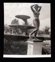 cca 1970 Zinner Erzsébet (1909-1977) fotóművész pecséttel jelzett vintage felvétele, publikálva a Fülesben, 14x13 cm