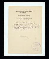 cca 1957 Járai Rudolf (1913-1993): Dunai tájkép Visegrádnál, aláírt, feliratozott vintage fotóművész...