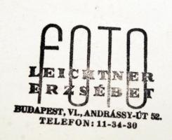 cca 1935 Leichtner Erzsébet vintage fotója Szentpál Olga tánccsoportjának előadásáról, pecséttel jel...