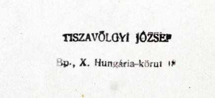 cca 1960 Tiszavölgyi József: Készül a vacsora a munkásszálláson, pecséttel jelzett szociofotó, felül...