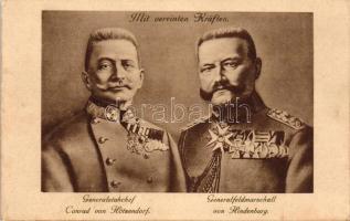 Mit vereinten Kräften / Franz Conrad von Hötzendorf, Hindenburg
