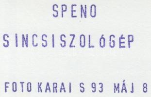 1973 Karai Sándor: Speciális sín-csiszoló autó Budapesten, 2 db feliratozott kép 9x14 cm