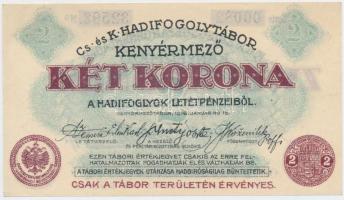 Kenyérmező / Hadifogolytábor 1916. január 15. 2K arab sorozat- és sorszámmal T:I-