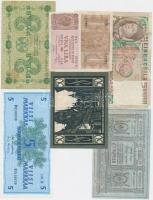 30db vegyes magyar és külföldi bankjegy tétel, közte szükségpénzek is T:vegyes
30pcs of various bank...