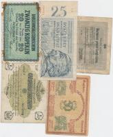 30db vegyes magyar és külföldi bankjegy tétel, közte szükségpénzek is T:vegyes
30pcs of various bank...