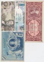 30db vegyes magyar és külföldi bankjegy tétel, közte szükségpénzek is T:vegyes
30pcs of various bank...