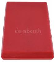 ~1970-1980. "MÁV Szolgálati Emlékérem" 35 év után, zománcozott fém jelvény szalagon, sérül...