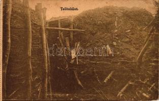 Telitalálat / WWI Hungarian military, direct hit in the trench (fa)