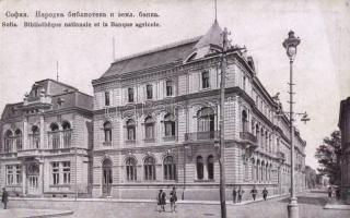 Sofia, library and the agricultural bank